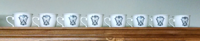 When we got these, we thought the people giving them to us gave us W mugs for THEIR last name. We've never used them